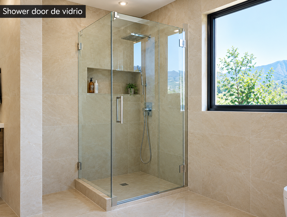 Shower door de vidrio